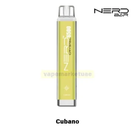 Nerd Crystal 5500 Puffs Disposable Vape flavor Cubano