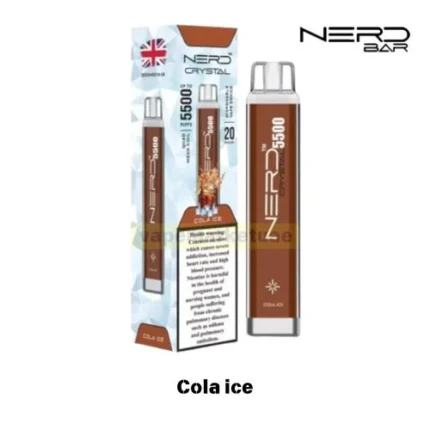 Nerd Crystal 5500 Puffs Disposable Vape flavor cola ice