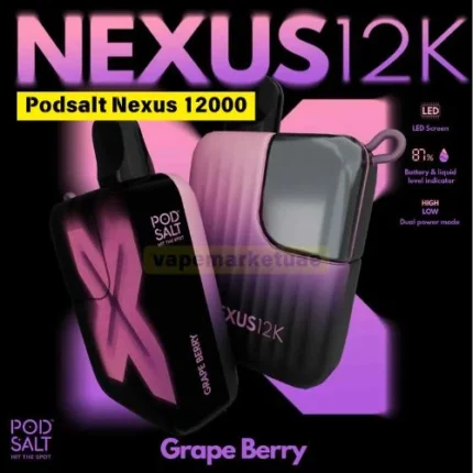 pod salt nexus 12k grape berry