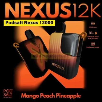 pod salt nexus 12k mango peach pineapple