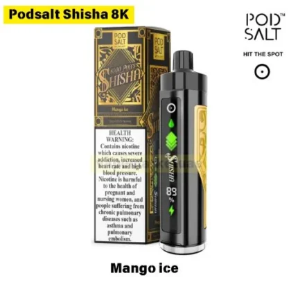 pod salt shisha 8k mango ice in dubai