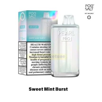 podsalt pearl pro 10000 puffs sweet mint burst